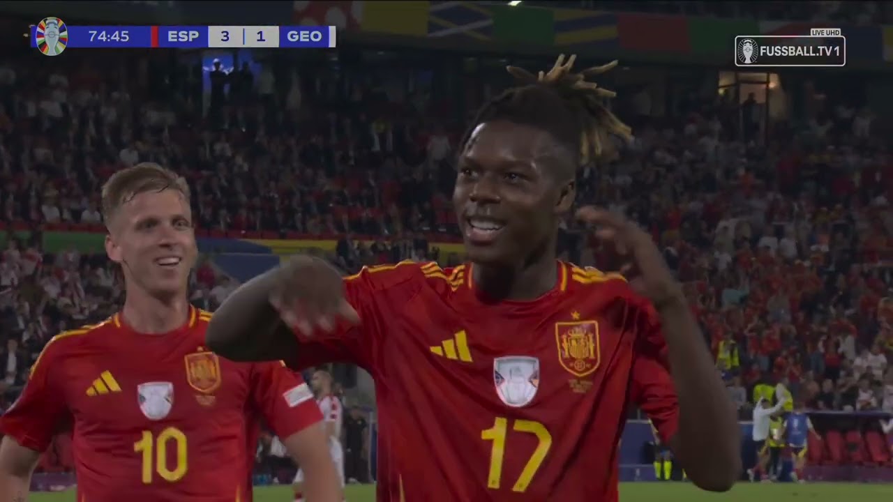 Nico Williams goal celebration 1080p upscaled (more views=more clips)