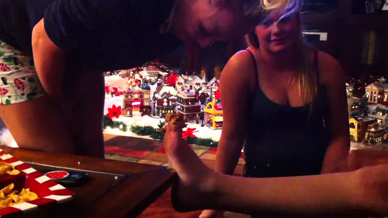 Nicole Licking Peanut Butter Off Kimba's Toe