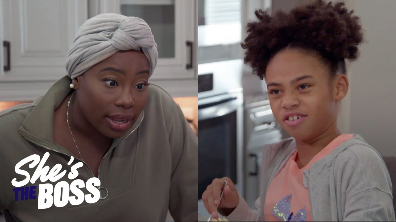 Nicole Teaches Her Daughter Everything About French Kissing | She's The Boss | USA Network