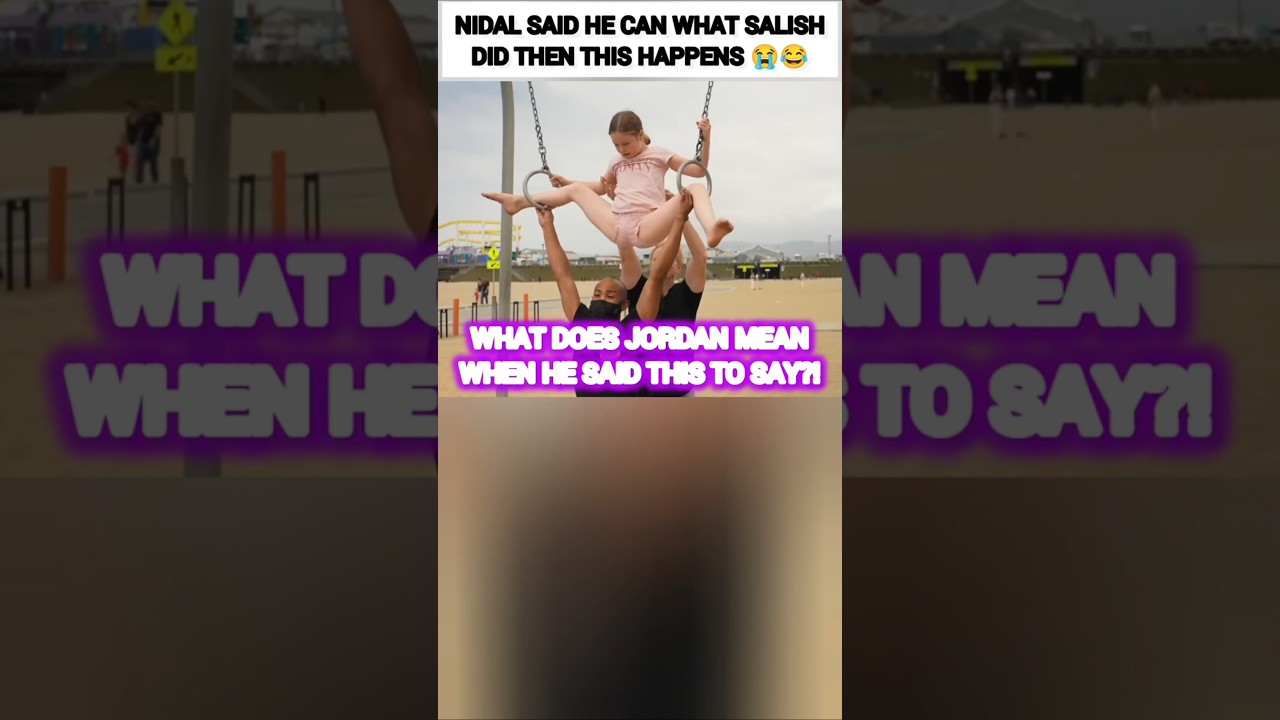 Nidal Wonder said he can do what Salish Matter did then this happens😭😂 #nalish #shorts #funny #fyp