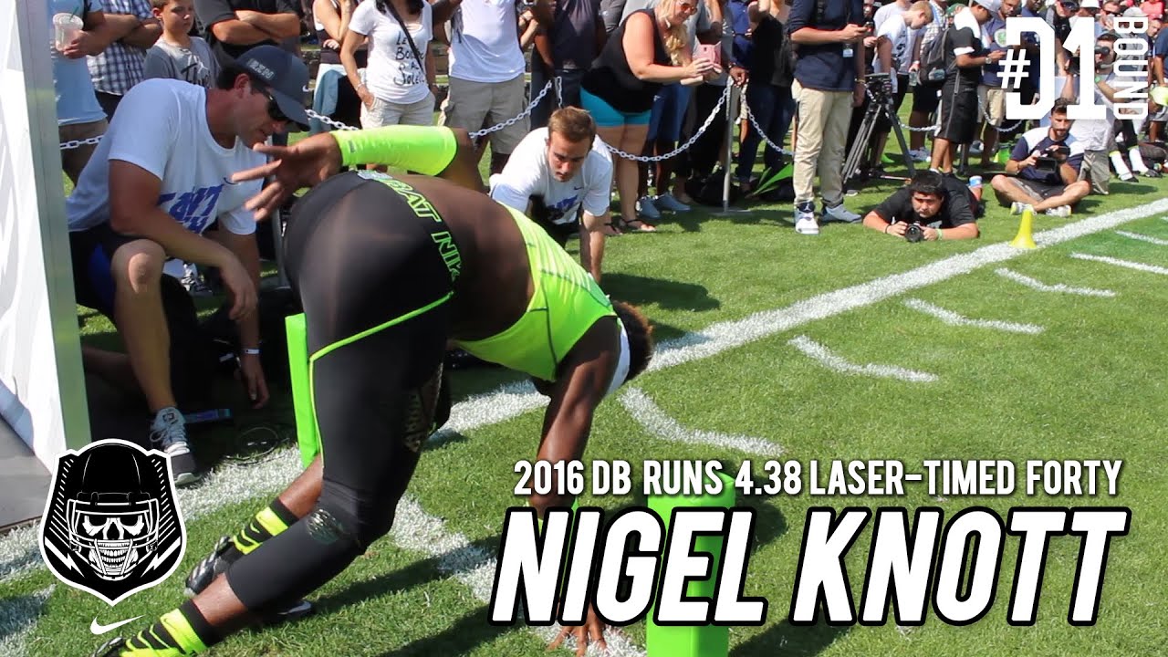 Nigel Knott (The Opening) Runs 4.38 40 Yard Dash (DB/2016) - CollegeLevelAthletes.com