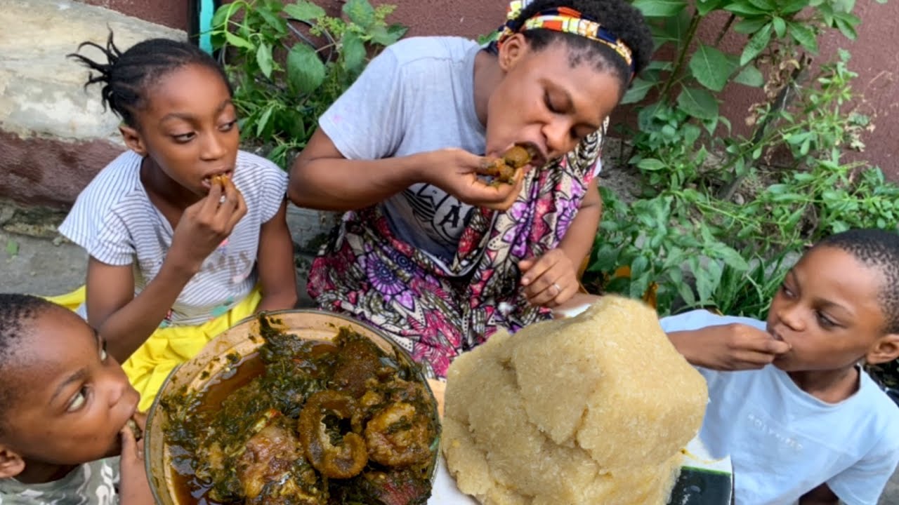 Nigeria Afang Soup My Family Loves|Authentic Africa Village Life