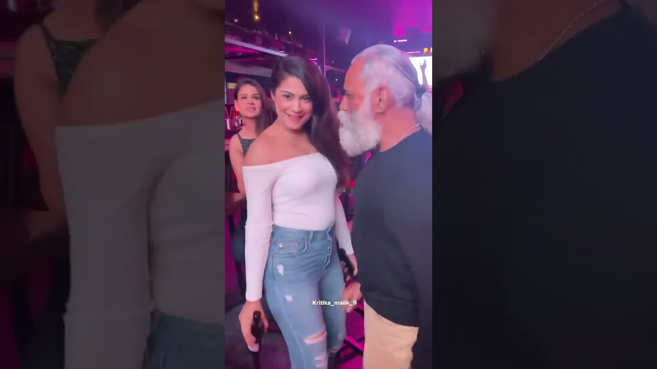 Night Club Dance || Old Man Dancing With Girls || Pub Dance Video Status #shorts