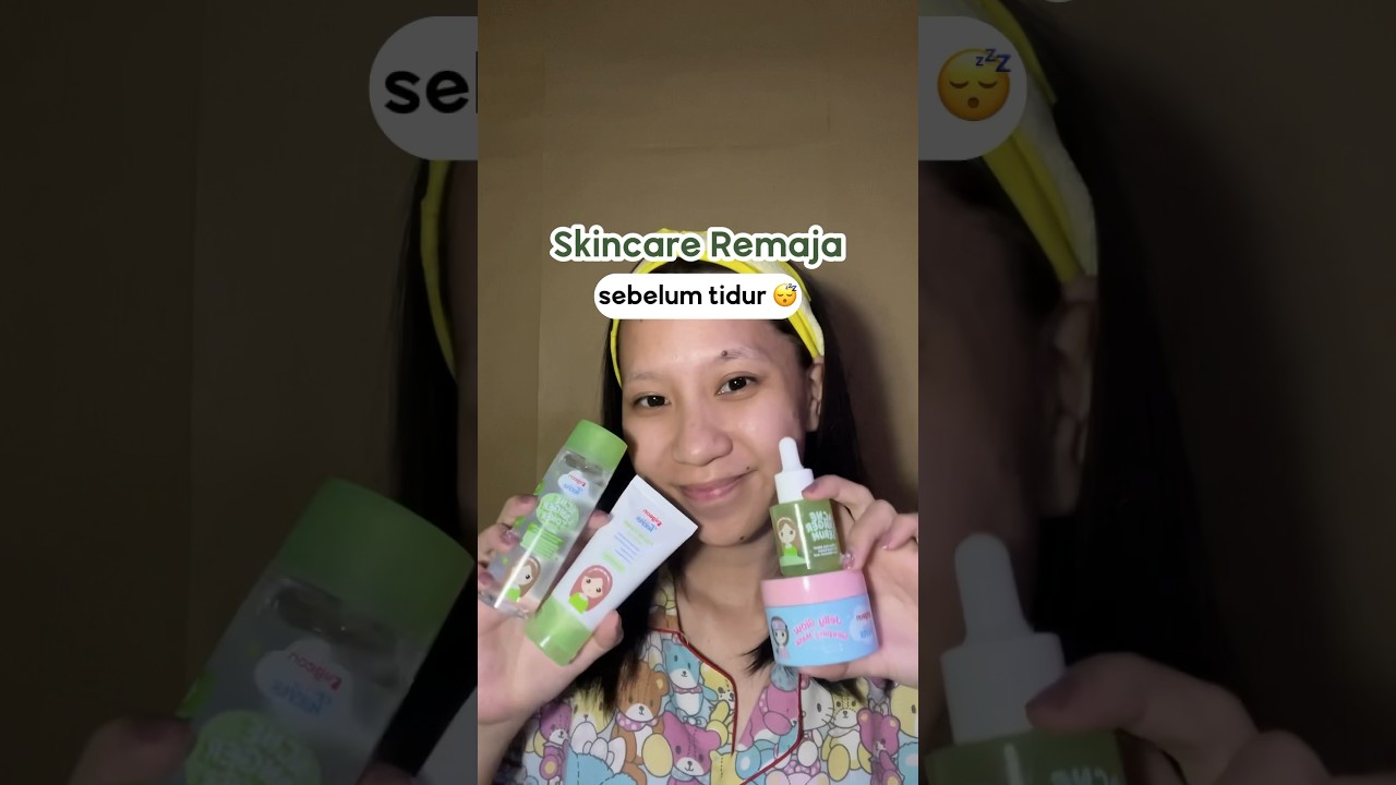 Night Skincare Routine for teens😍🥰