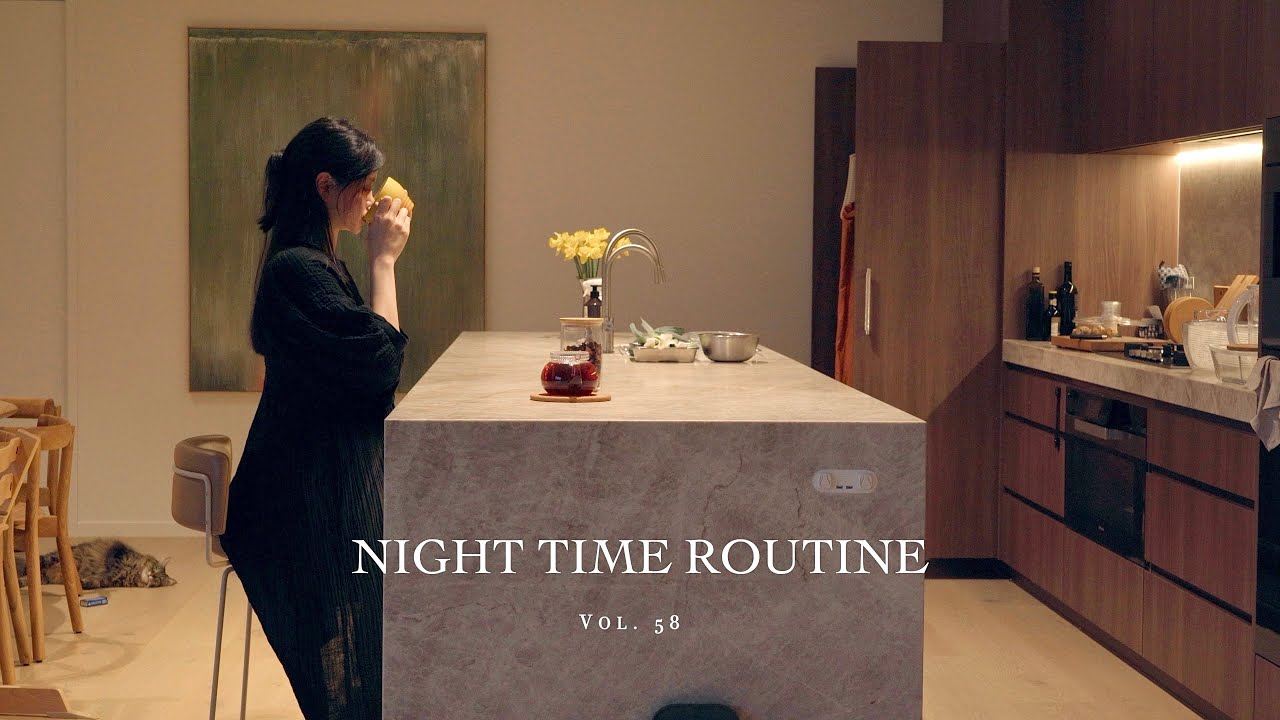 Night Time Routine 🌃 | A Cozy 5PM to 10PM Vlog: Unpacking Groceries, Dinner Prep, & Waffles