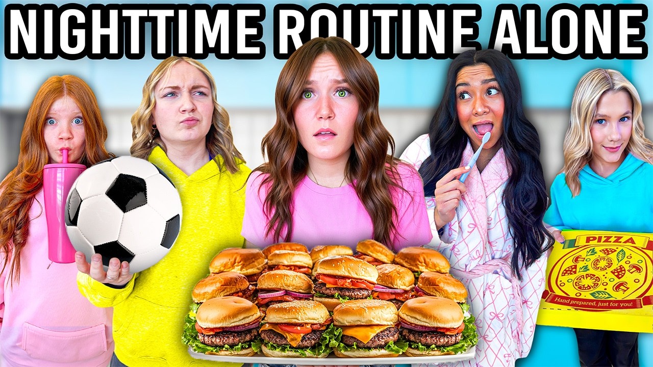 NIGHT TIME ROUTINE ALONE!! *TEENS TAKE OVER!* 🛌 🌙