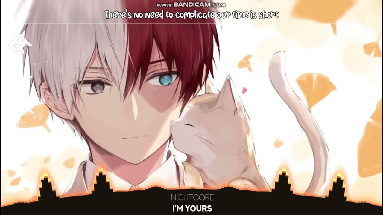 「Nightcore」→ I'm Yours (Lyrics)