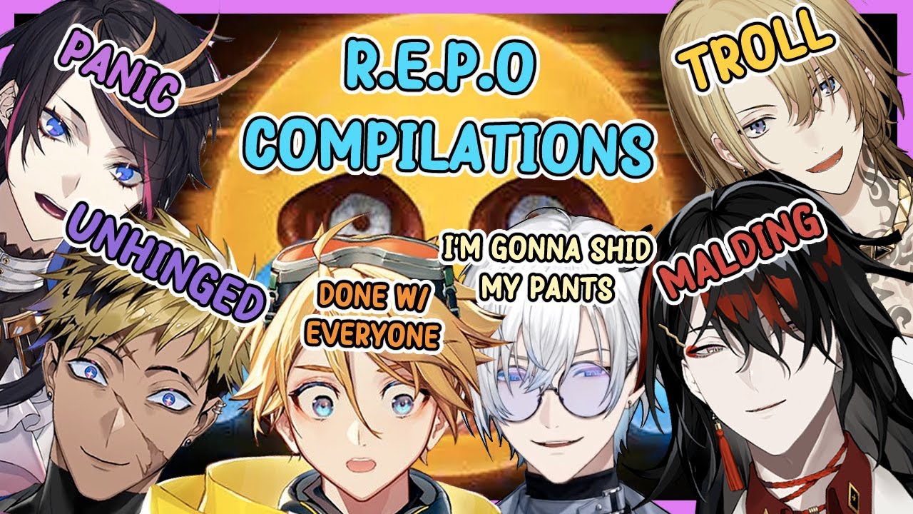 NijiBoys R.E.P.O Most Chaotic and Unhinged Moments [ALL POV]