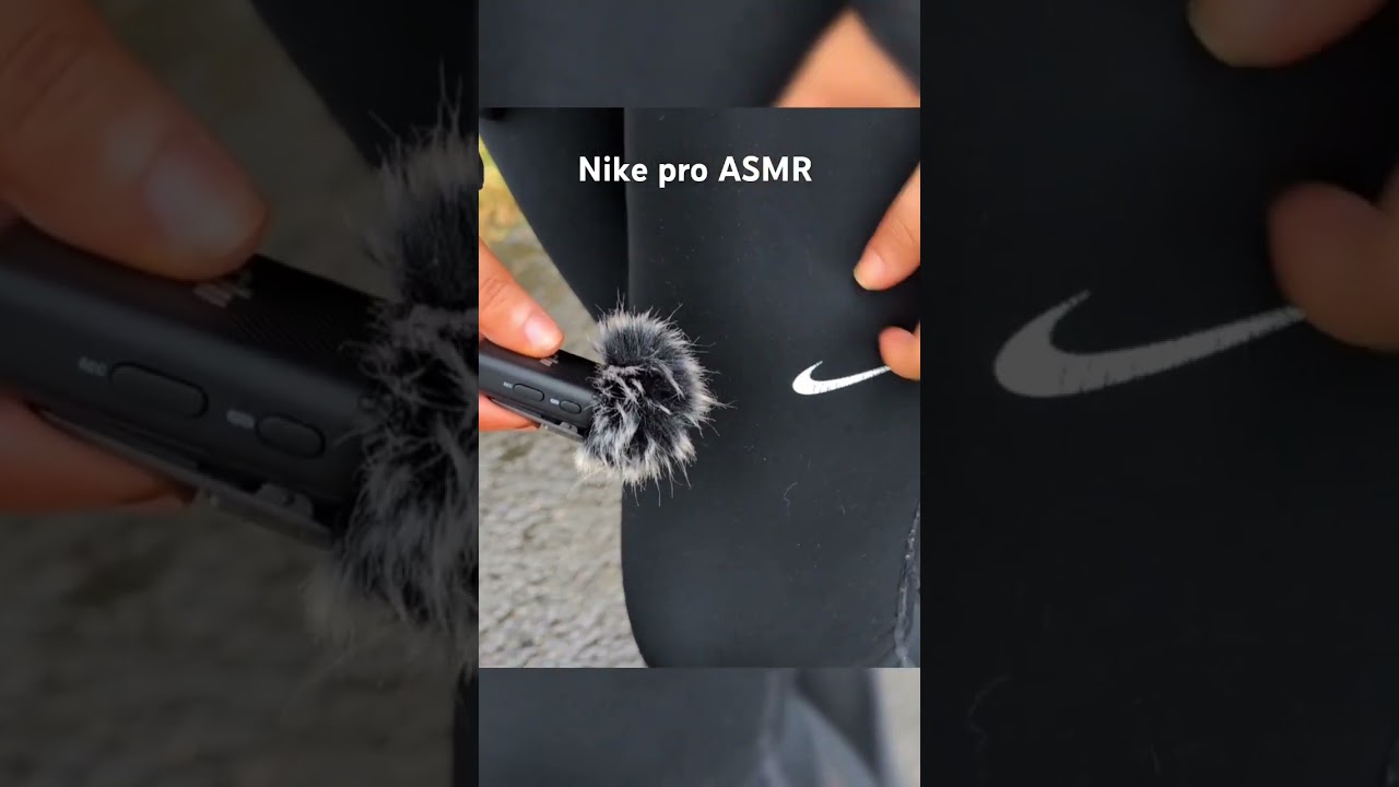 Nike pro ASMR #asmr #leggings #nikeleggings #asmrtingles #sleep