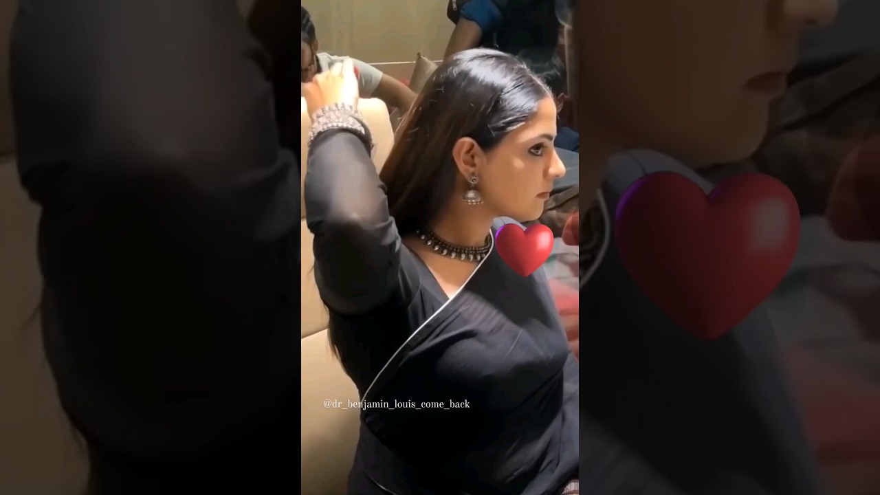 Nikhila Chechi 🥵🔥 Nikhila Vimal Latest Black Saree | Nikhila Vimal Hot #nikhilavimal #kerala #reels