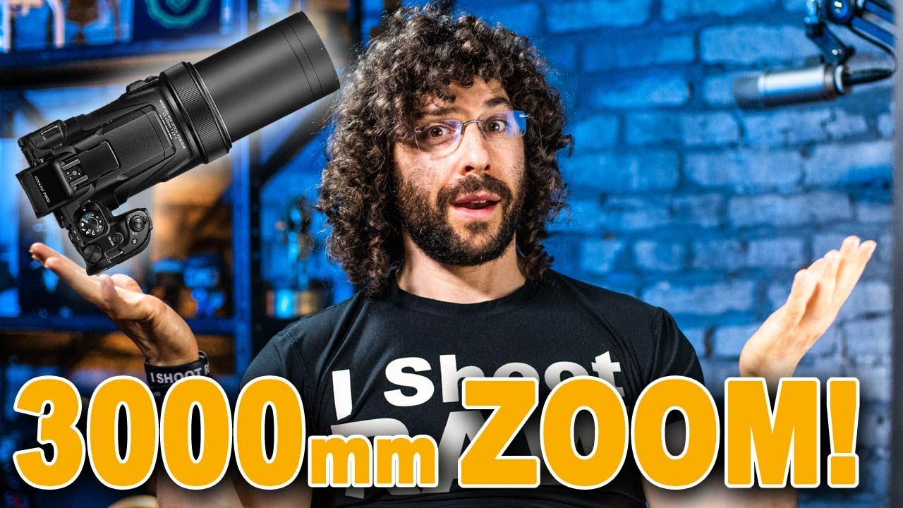 Nikon's MASSIVE 24-3000mm Camera | Coolpix P1000 Preview