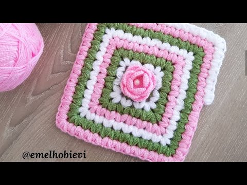 Nilüfer Çiçekli Lale Desen Lif Yapımı / EMELHOBİEVİ TASARIMIDIR !