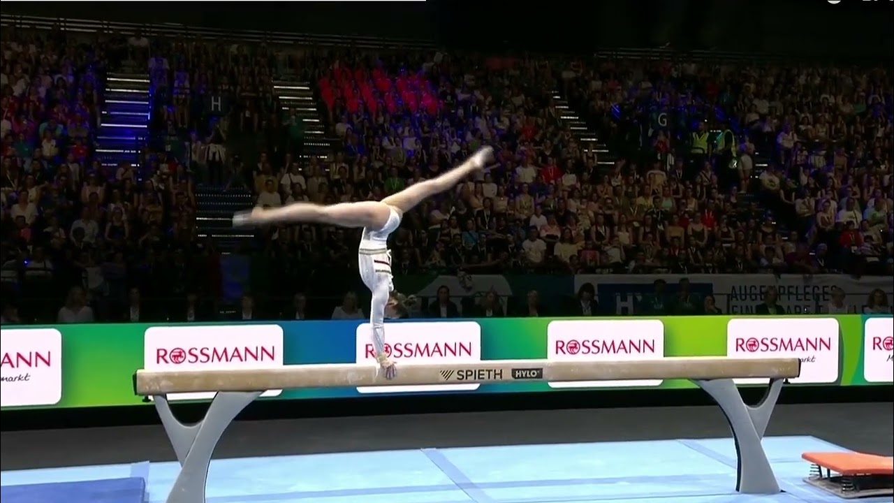 Nina Derwael 🇧🇪 takes GOLD 🥇 on Beam Final at European championships 2025