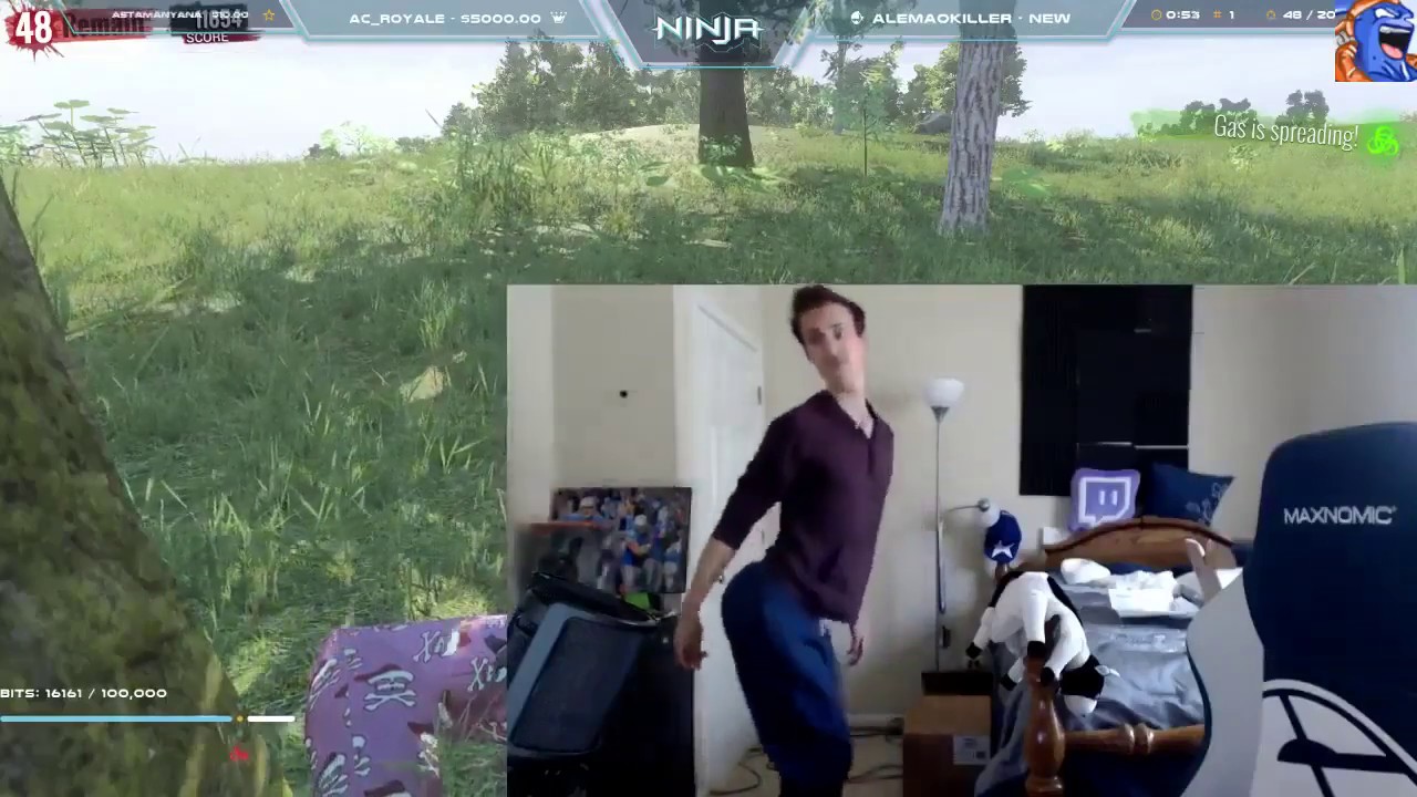 NINJA ACTING LIKE A FEMALE STREAMER *Female Twitch Streamer*