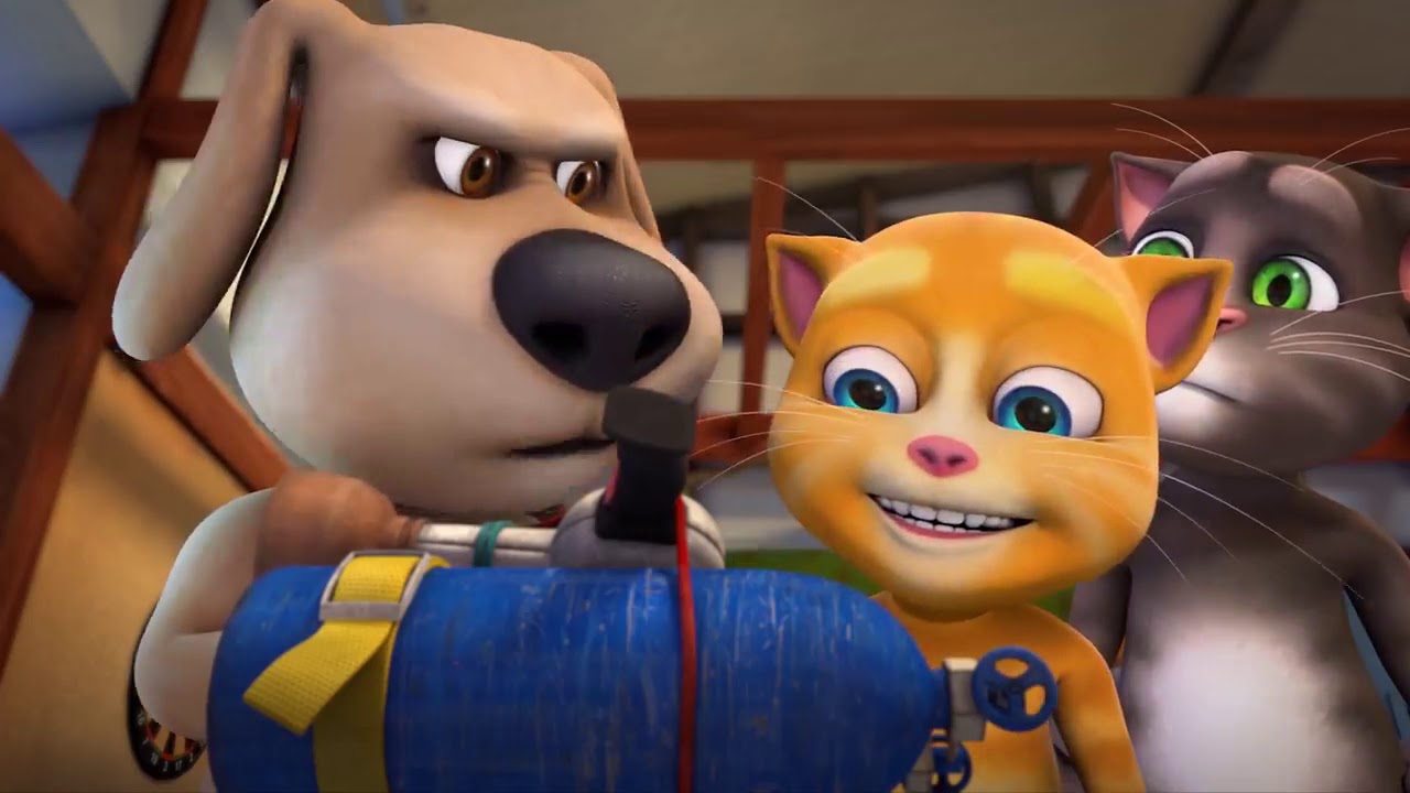 Ninja com Mochila a Jato - Talking Tom and Friends (Temporada 1 Episódio 32)