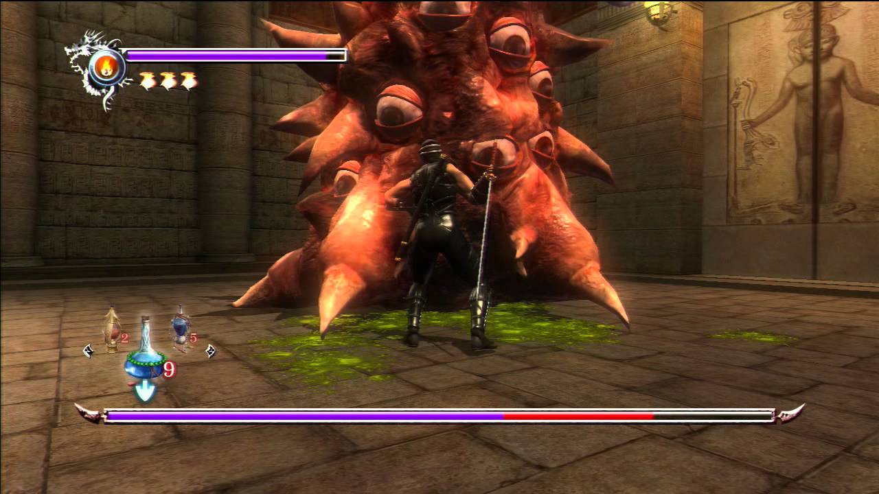 Ninja Gaiden Sigma - Chapter 9 boss 1 : Hydracubus 2