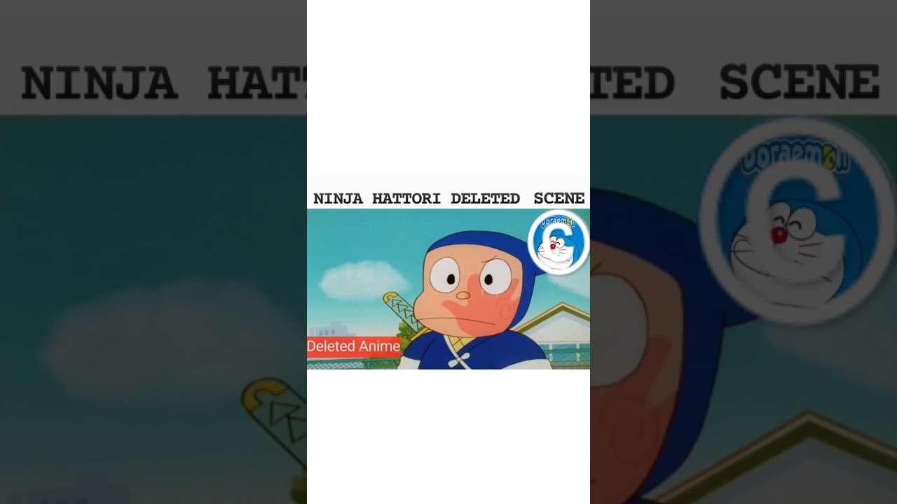 Ninja Hattori Deleted Scene. #shorts #ninjahattori #cartoon