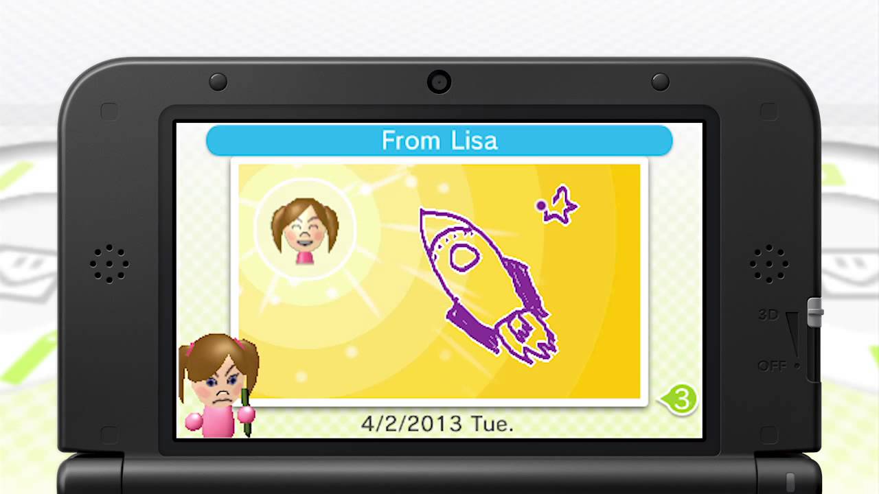 Nintendo 3DS SwapNote 4-11-13 Update Video [Hq h264] April 11, 2013