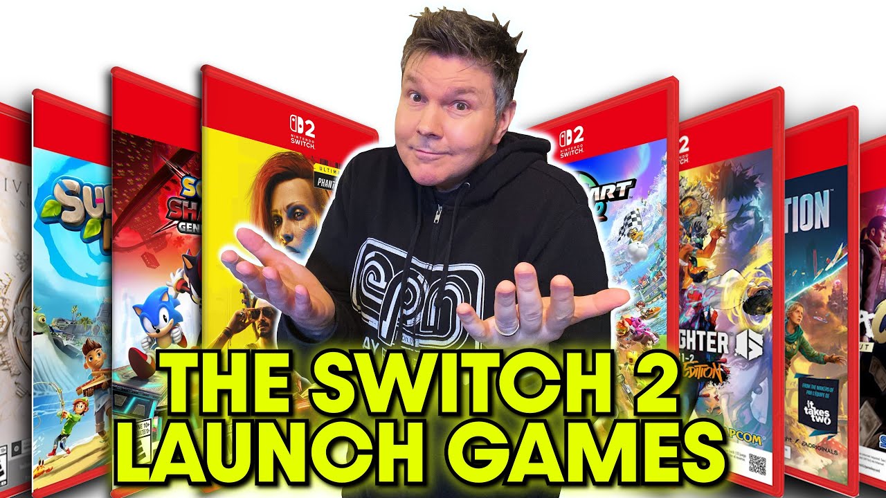 NINTENDO SWITCH 2 Launch Games - Compared to PlayStation, Xbox & SEGA - Electric Playground
