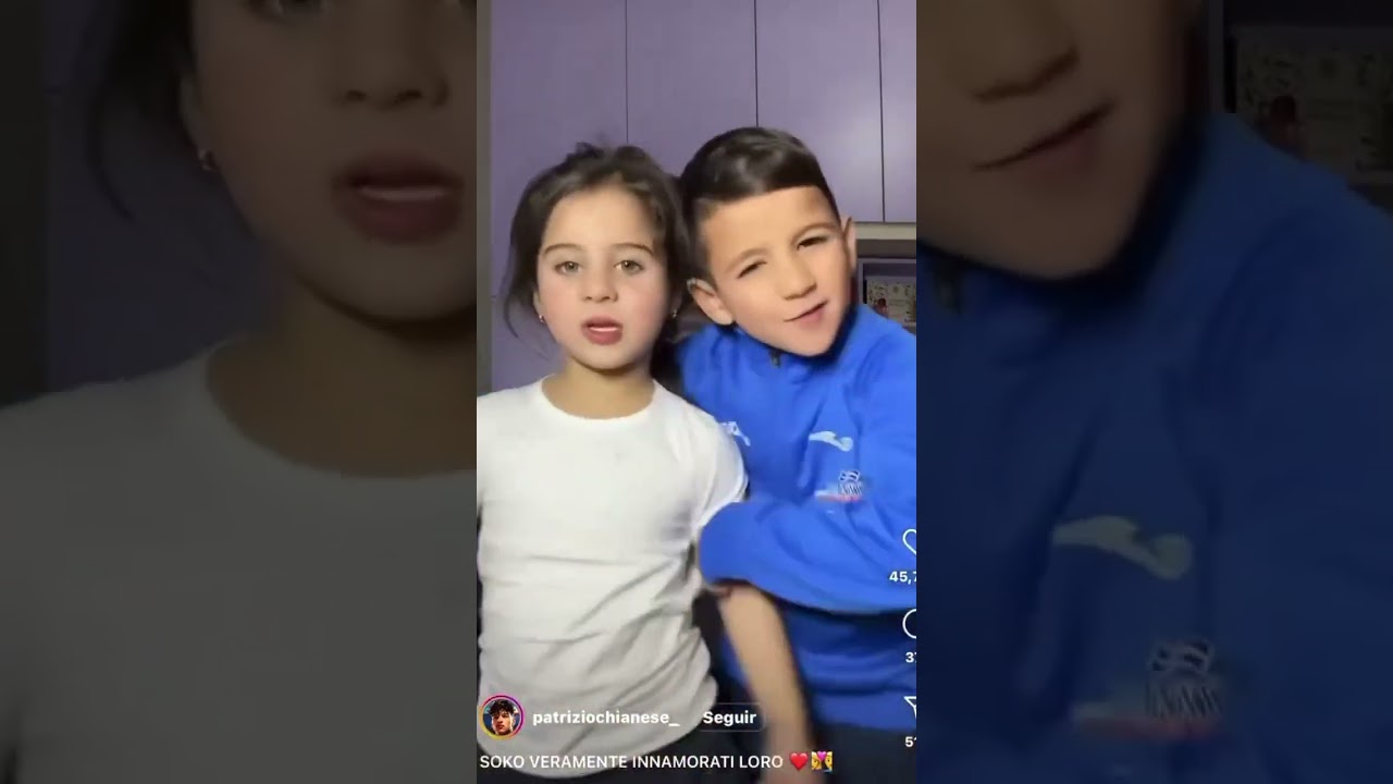 Niños de 7 años besándose que bonito 😍