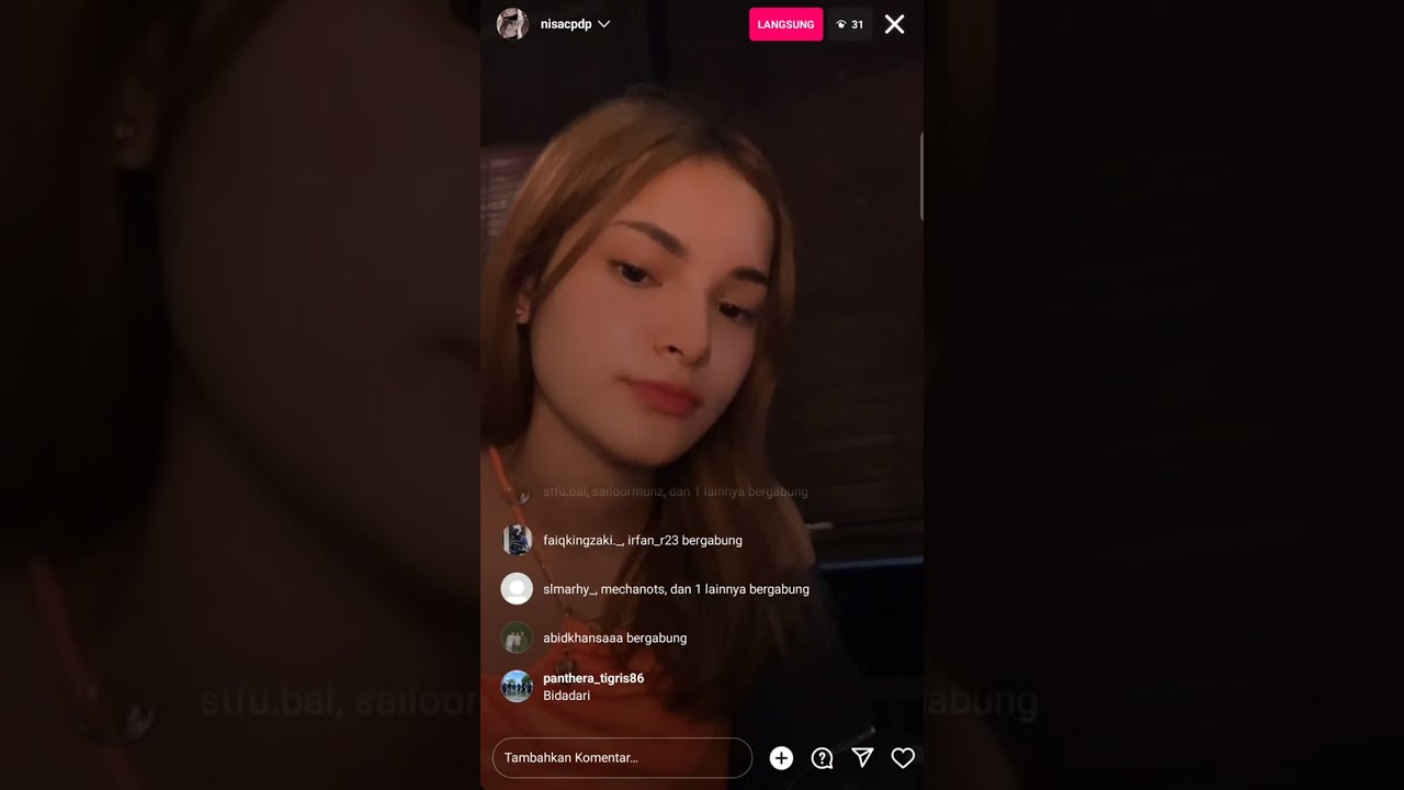 Nisacpdp Live IG Terbaru | Lagi Minum DKK🥃😘 [18.02.23]