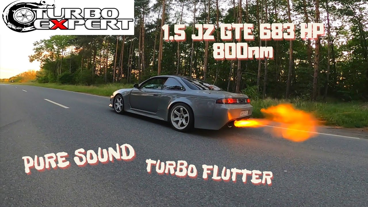 Nissan 200sx s14a 683hp 800nm  JZ GTE I Sound Check I Anti Lag I Turbo Flutter I  POV I