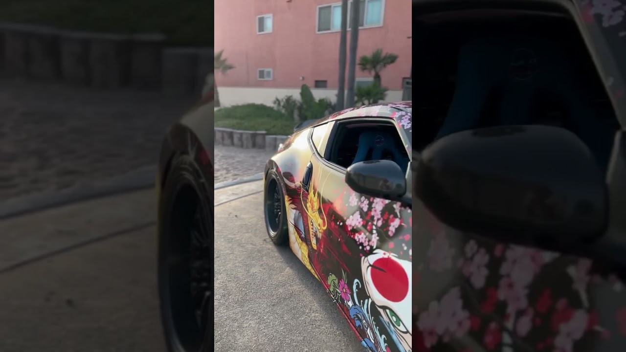 NISSAN 370Z | WRAP ON IT GIVES ME A UNDERGROUND GAME FEELING ❤️❤️