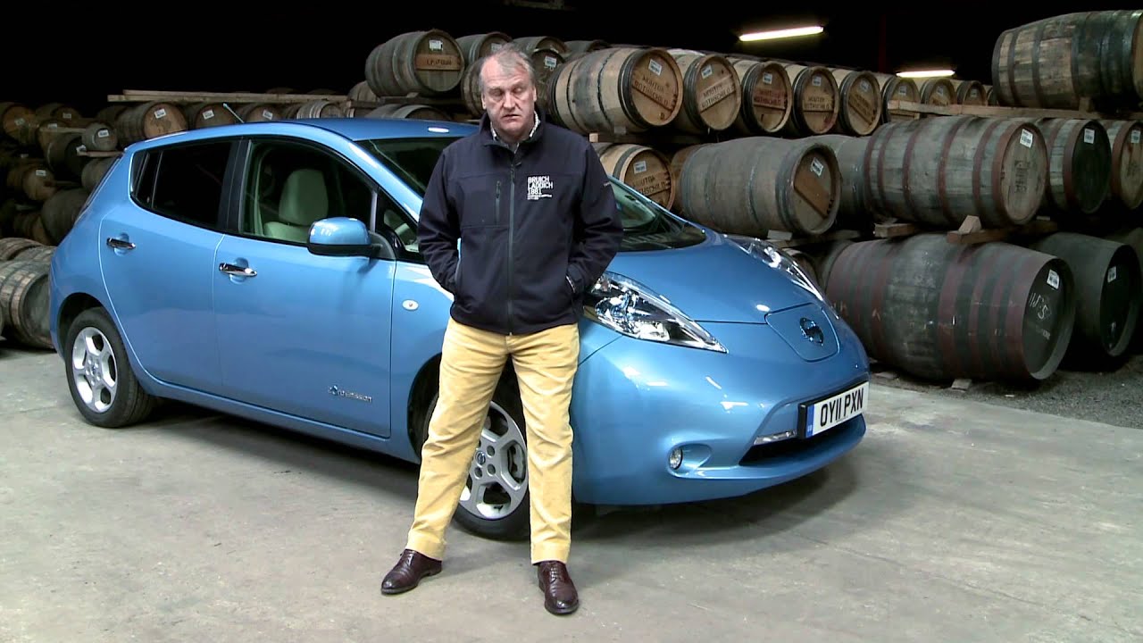 Nissan Leaf at the Isle of Islay Whisky Distillery