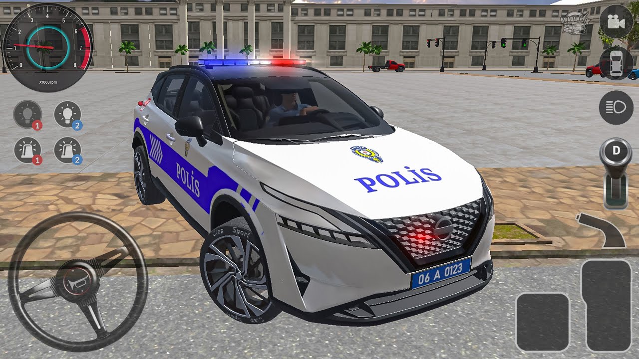 Nissan Qashqai Türk Polis Arabası Sürüş Oyunu - Polis Oyunu 2025 #42 - Android GamePlay