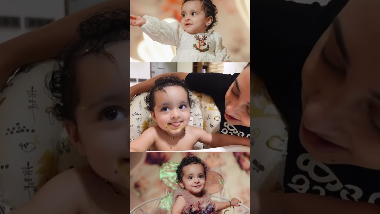 Nitara baby#pearlymaany #nila #srinisharavind #cute #momandbabybond