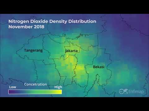 Nitrogen Dioxide Density Distribution