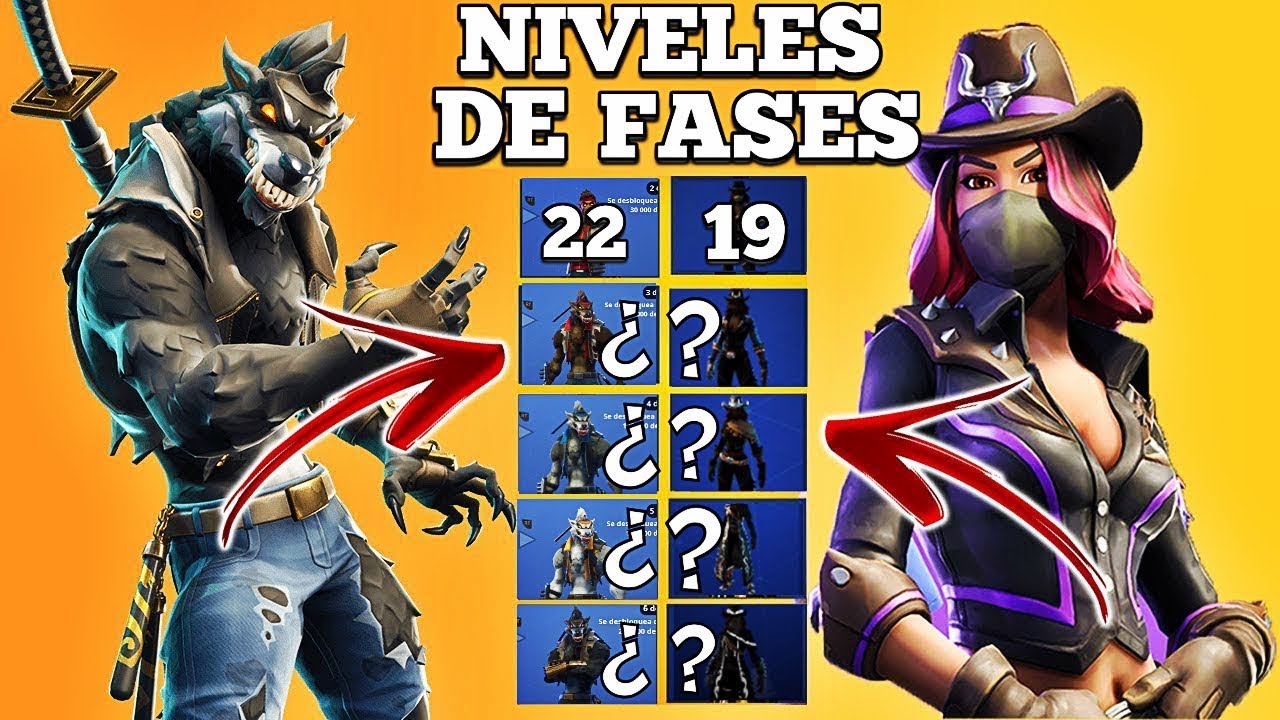 NIVELES EXACTOS EN DONDE SE DESBLOQUEAN LAS MEJORAS DE CALAMIDAD Y LOBUNO | Fortnite Battle Royale|