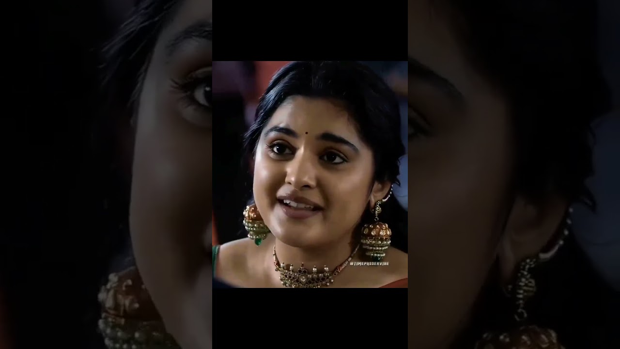 Nivetha Thomas Hot ❤️ Chubby Beauty 🍑 #mallu #shorts #trending #india #saree #actress