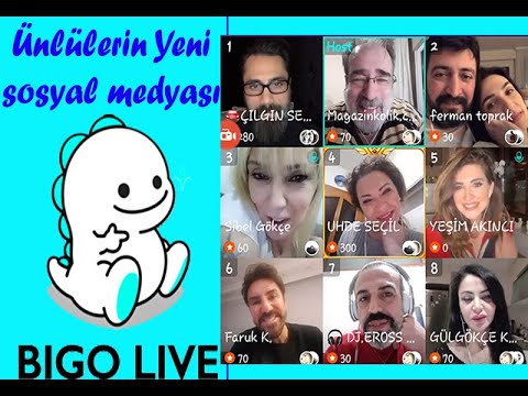 ÜNLÜLER, SOSYAL MEDYANIN PARLAYAN YILDIZI BİGO LIVE'DA!