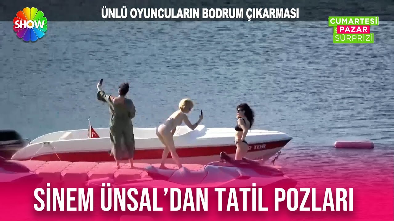 Ünlülerin Bodrum tatilinden sıcak görüntüler!