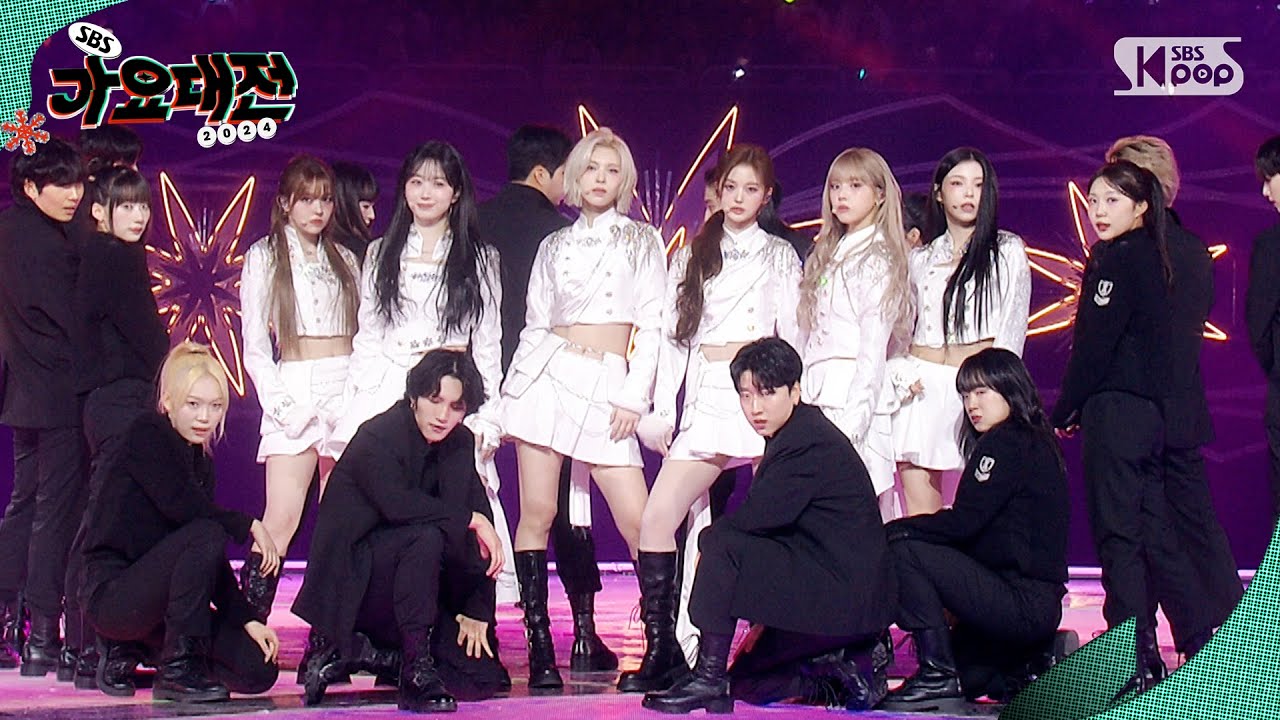 NMIXX (엔믹스) - INTRO + DASH + See that? (Christmas Remix Ver.) @가요대전 GayoDaejeon 20241225