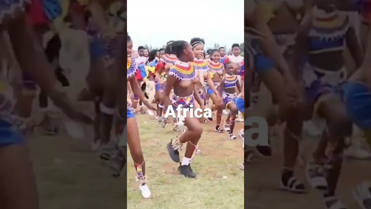 No bra Zulu cultural dance | beautiful South African women 🤩