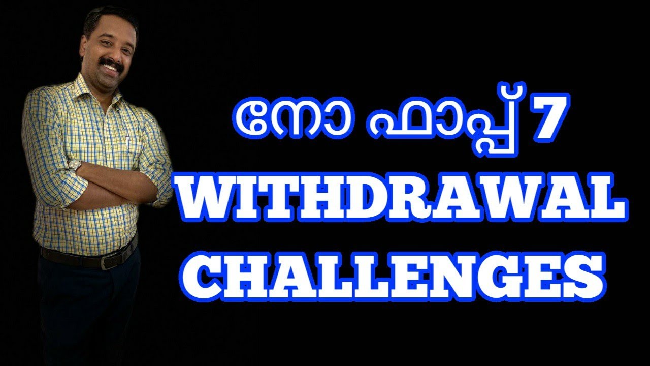 NO FAP 7 WITHDRAWAL CHALLENGES