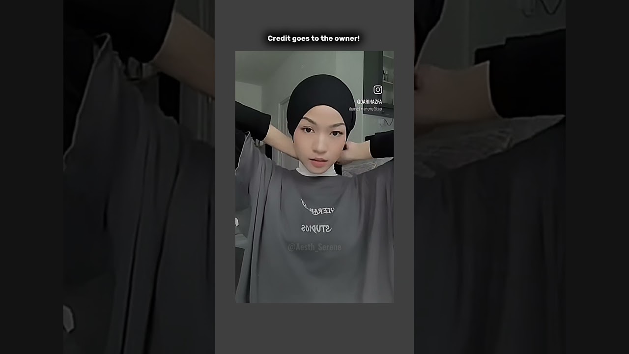 No inner cap hijab style! #hijab #hijabialhaya #fashiontrends #fypシ゚ #abaya