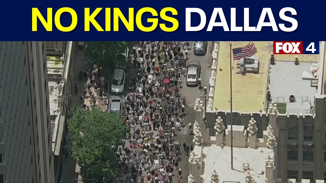 No Kings Dallas protest: 10,000 marchers take the streets