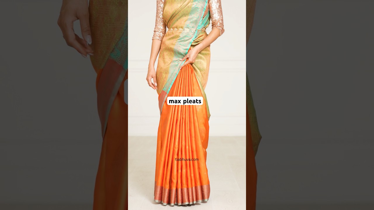 No Pallu Silk Saree Draping | summer saree | hot saree fashion | saree lover | #shorts #saree
