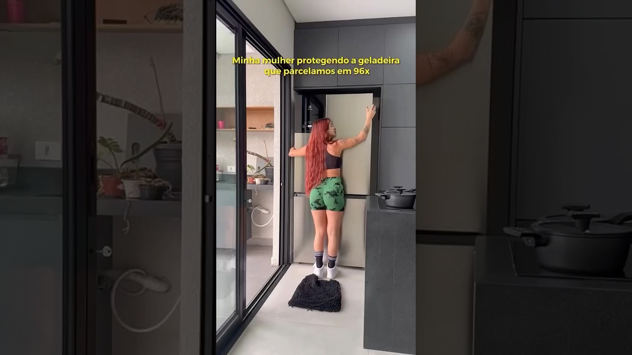 Não posso nem chegar perto da Geladeira Nova ⁉️🧠