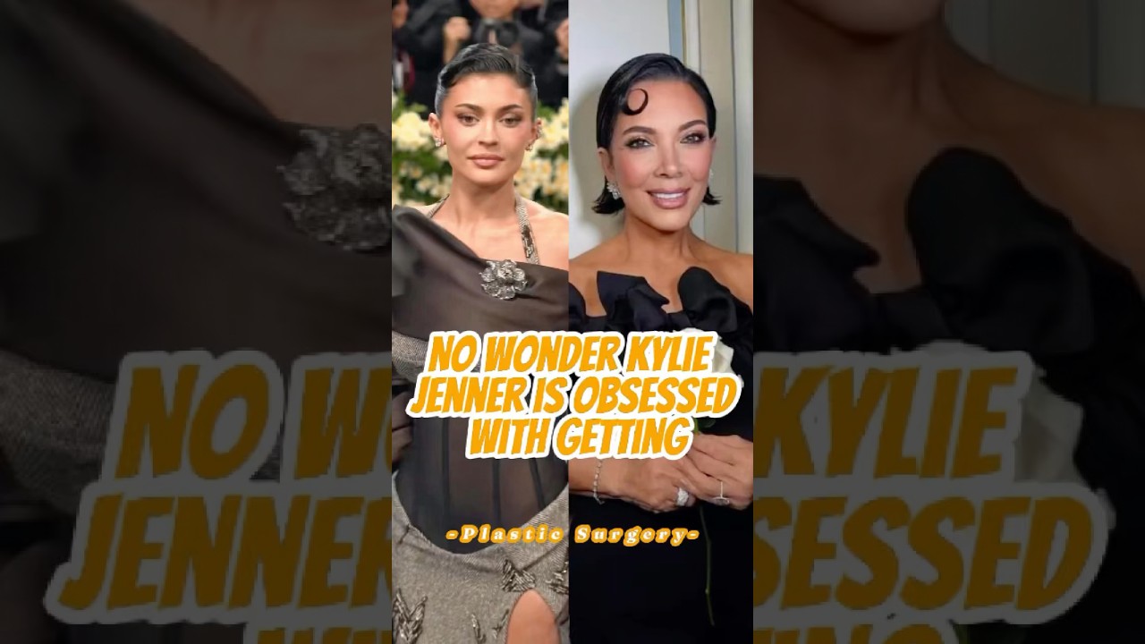 No wonder Kylie Jenner is obsessed with getting plastic surgery!#celebrity