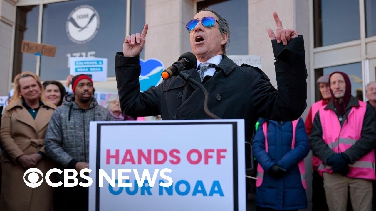 NOAA workers protest as job cuts continue