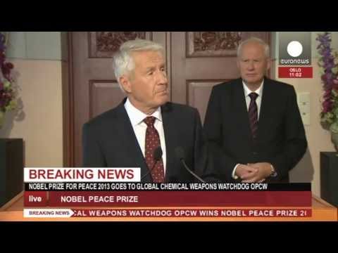 Nobel de la Paz 2013: La OPAQ gana el premio - grabado en directo