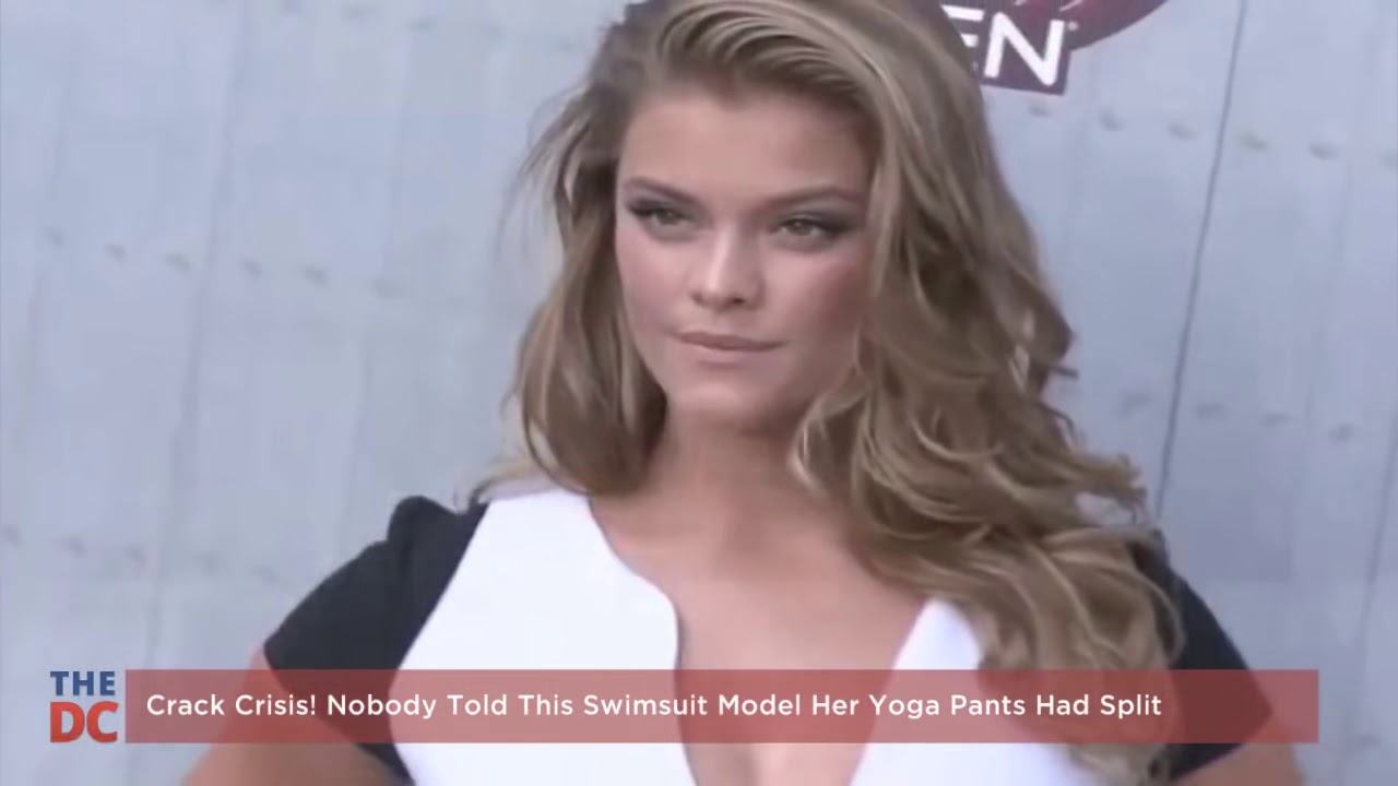 Nobody Told This Swimsuit Model Her Yoga Pants Had Split