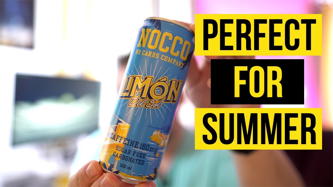 NOCCO Limon Del Sol Energy Drink - Review & Taste Test