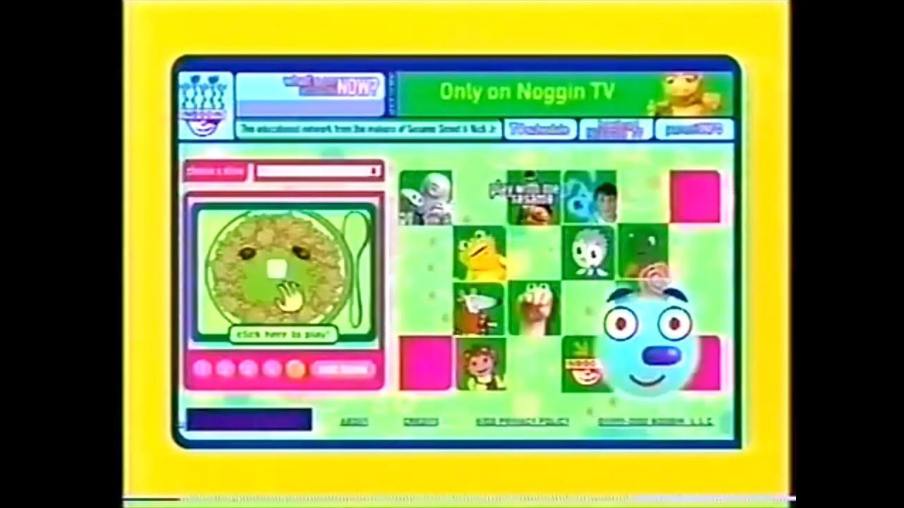 noggin feetface noggin.com /November 2002 doodlepad rare