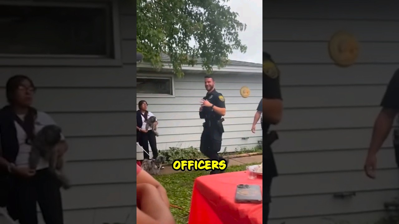 Noise Complaint Leads to Police Riding Mechanical Bull 😂 #shorts