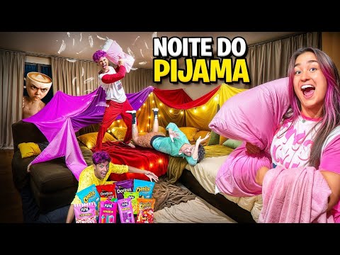 NOITE DO PIJAMA DOS ROSA *bailarina cappuccino apareceu ?
